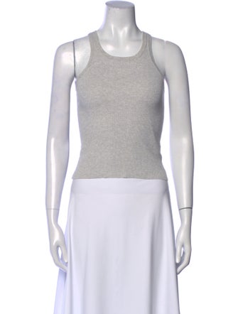 Dissh Scoop Neck Sleeveless Crop Top