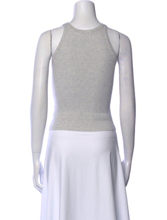 Dissh Scoop Neck Sleeveless Crop Top