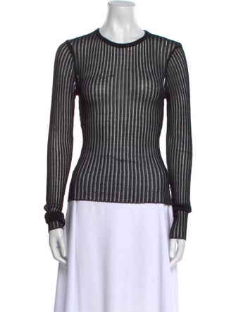 Dissh Striped Crew Neck Top