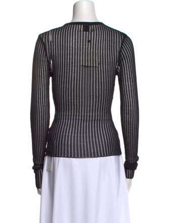 Dissh Striped Crew Neck Top