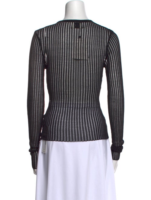 Dissh Striped Crew Neck Top