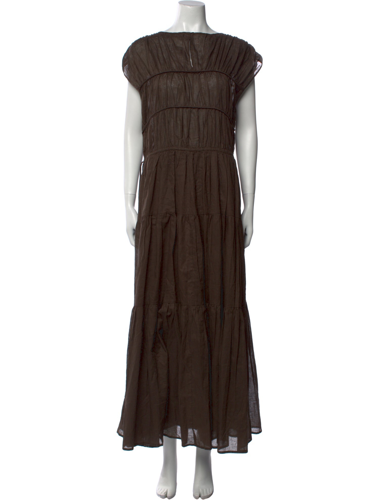 Dissh Bateau Neckline Long Dress