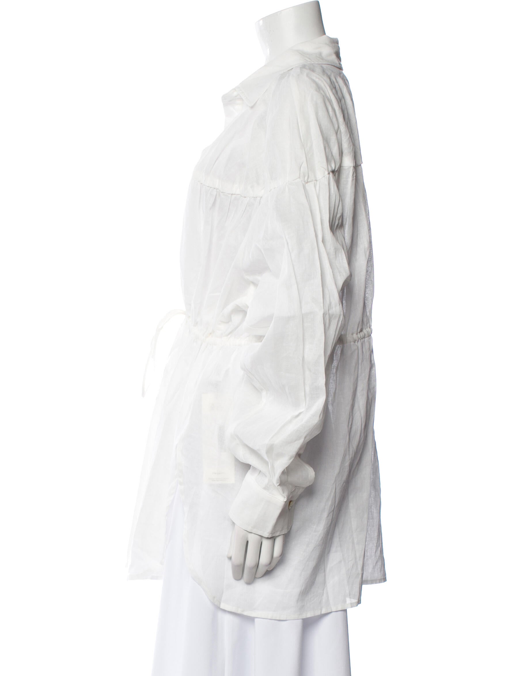 Dissh V-Neck Long Sleeve Button-Up Top