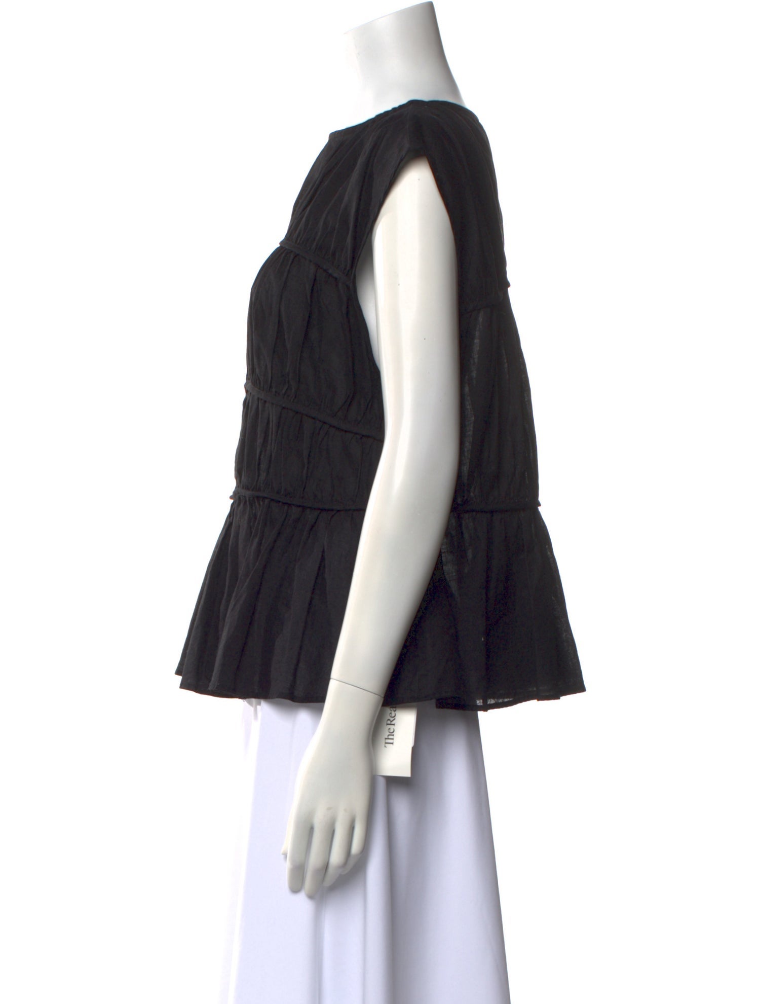 Dissh Bateau Neckline Short Sleeve Top