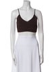 Dissh V-Neck Sleeveless Crop Top