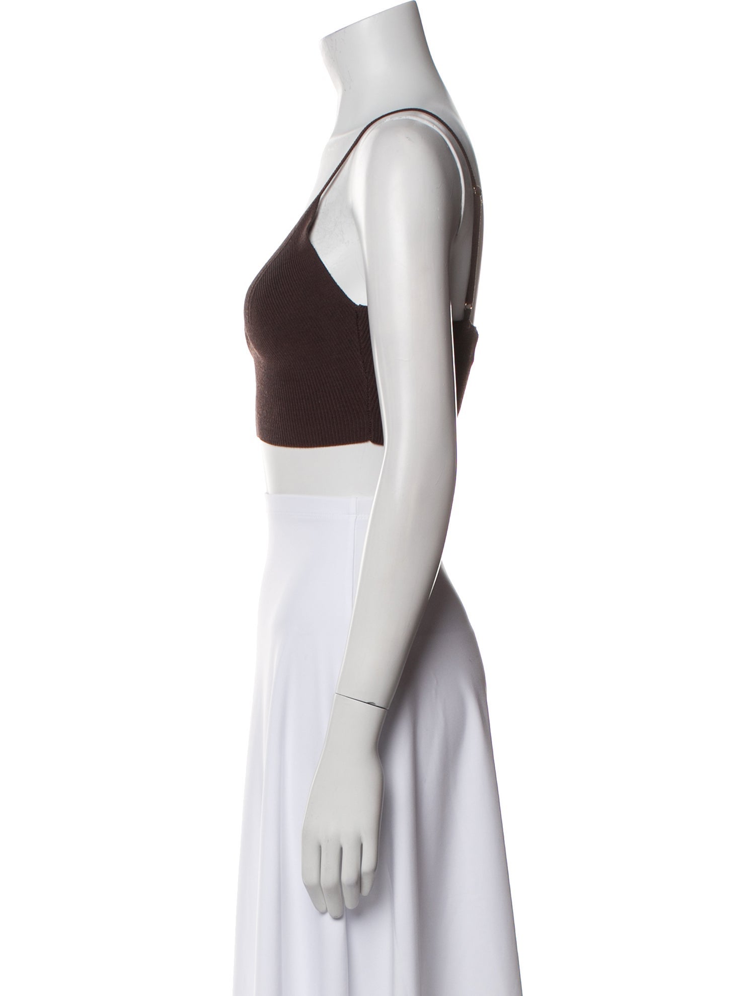 Dissh V-Neck Sleeveless Crop Top