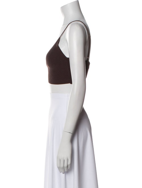 Dissh V-Neck Sleeveless Crop Top