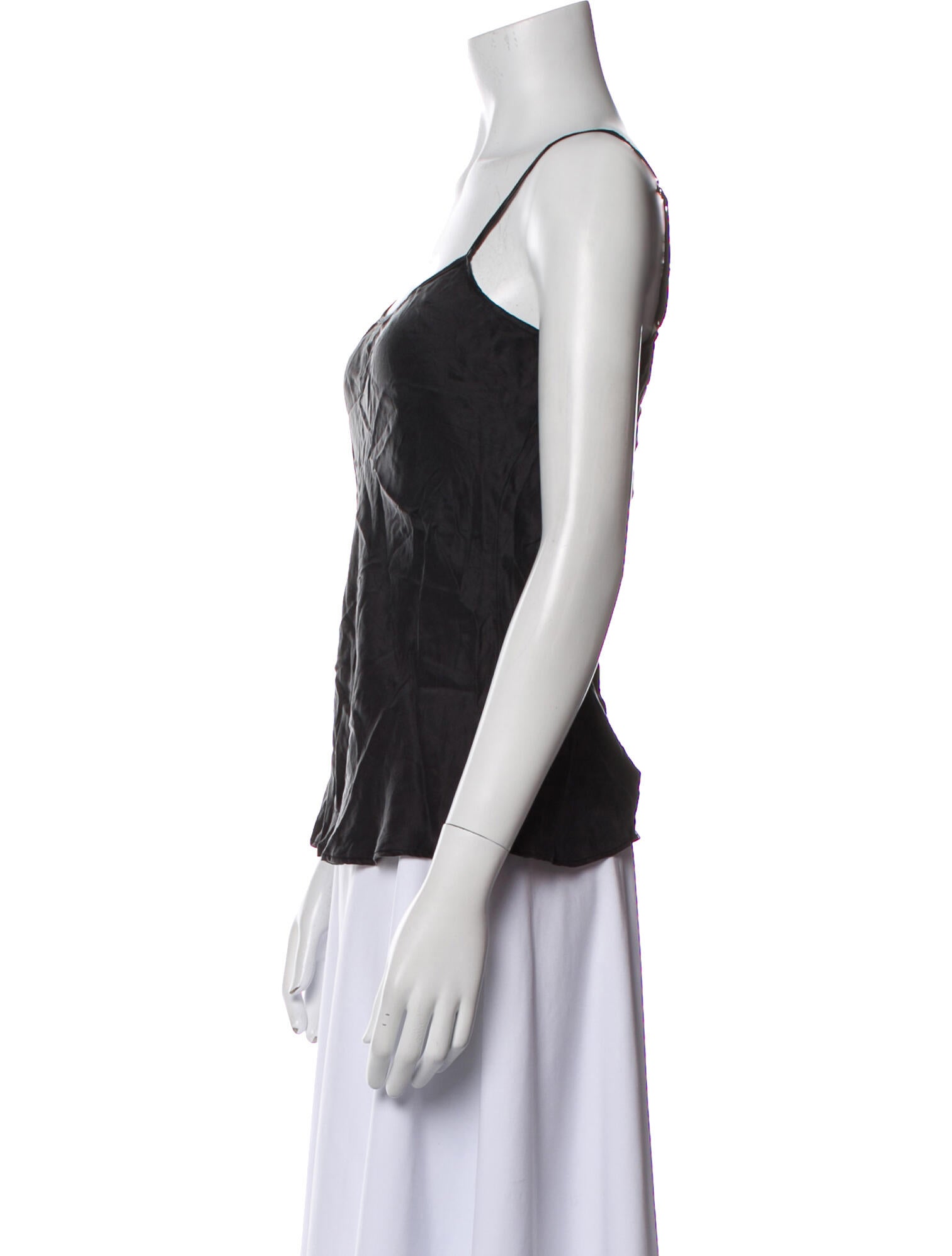 Dissh Silk Square Neckline Top