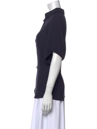 Dissh Short Sleeve Button-Up Top