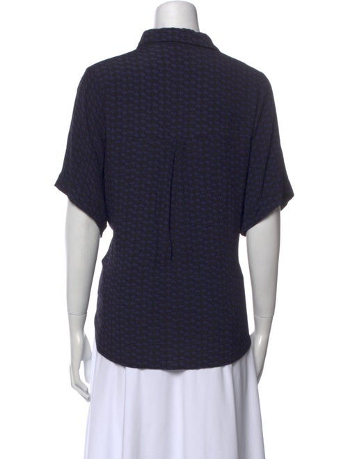 Dissh Short Sleeve Button-Up Top