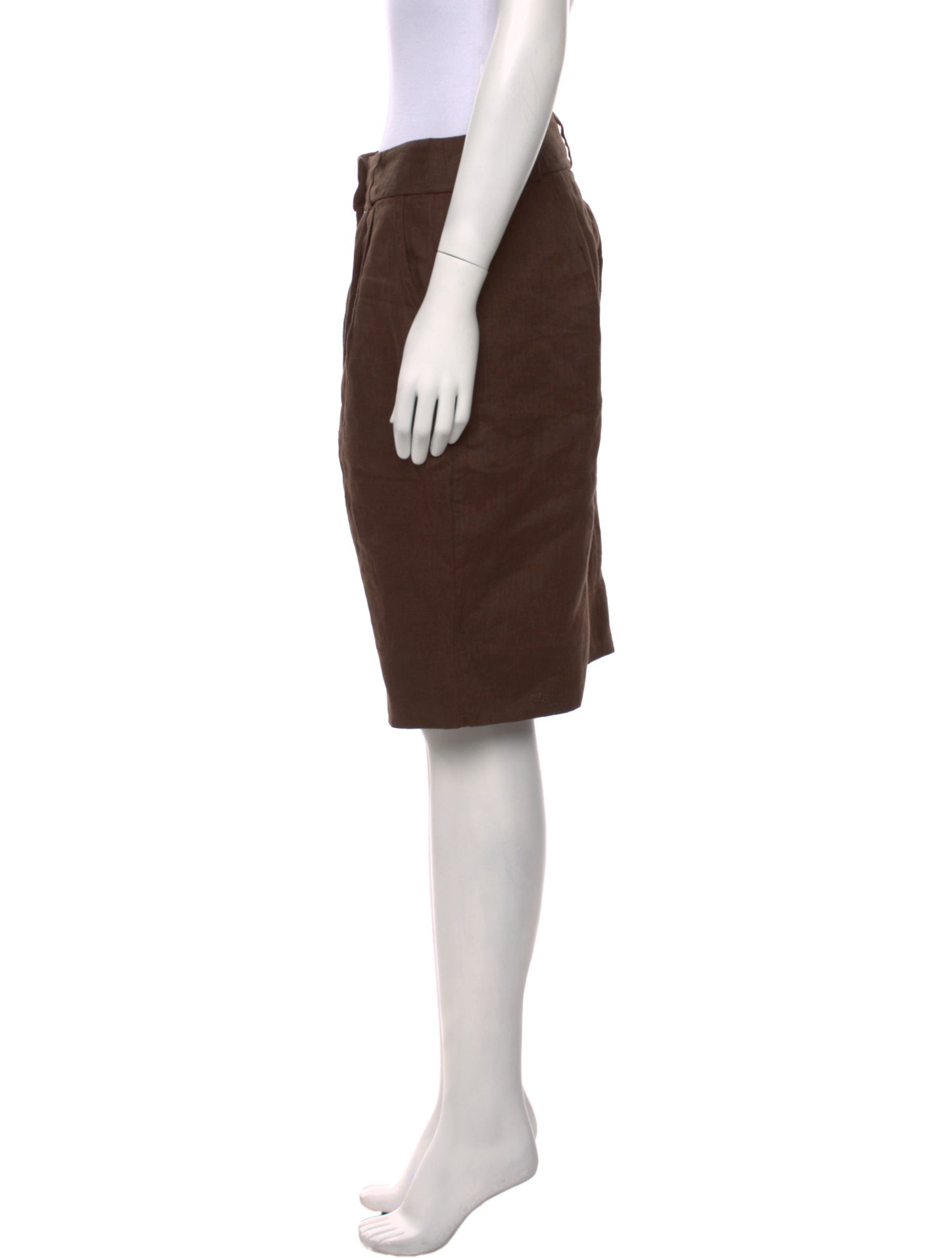 Dissh Linen Knee-Length Shorts