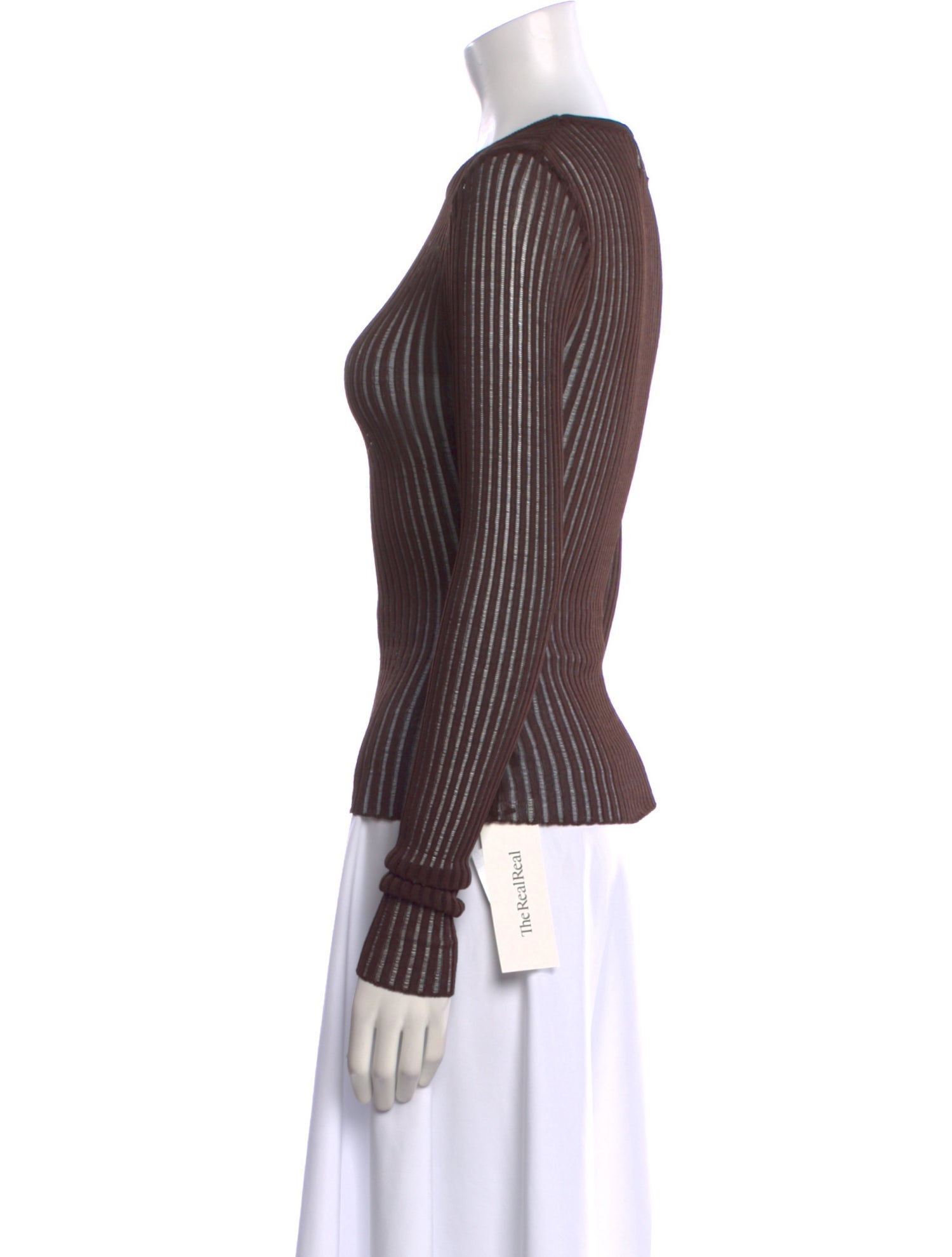 Dissh Striped Crew Neck Top