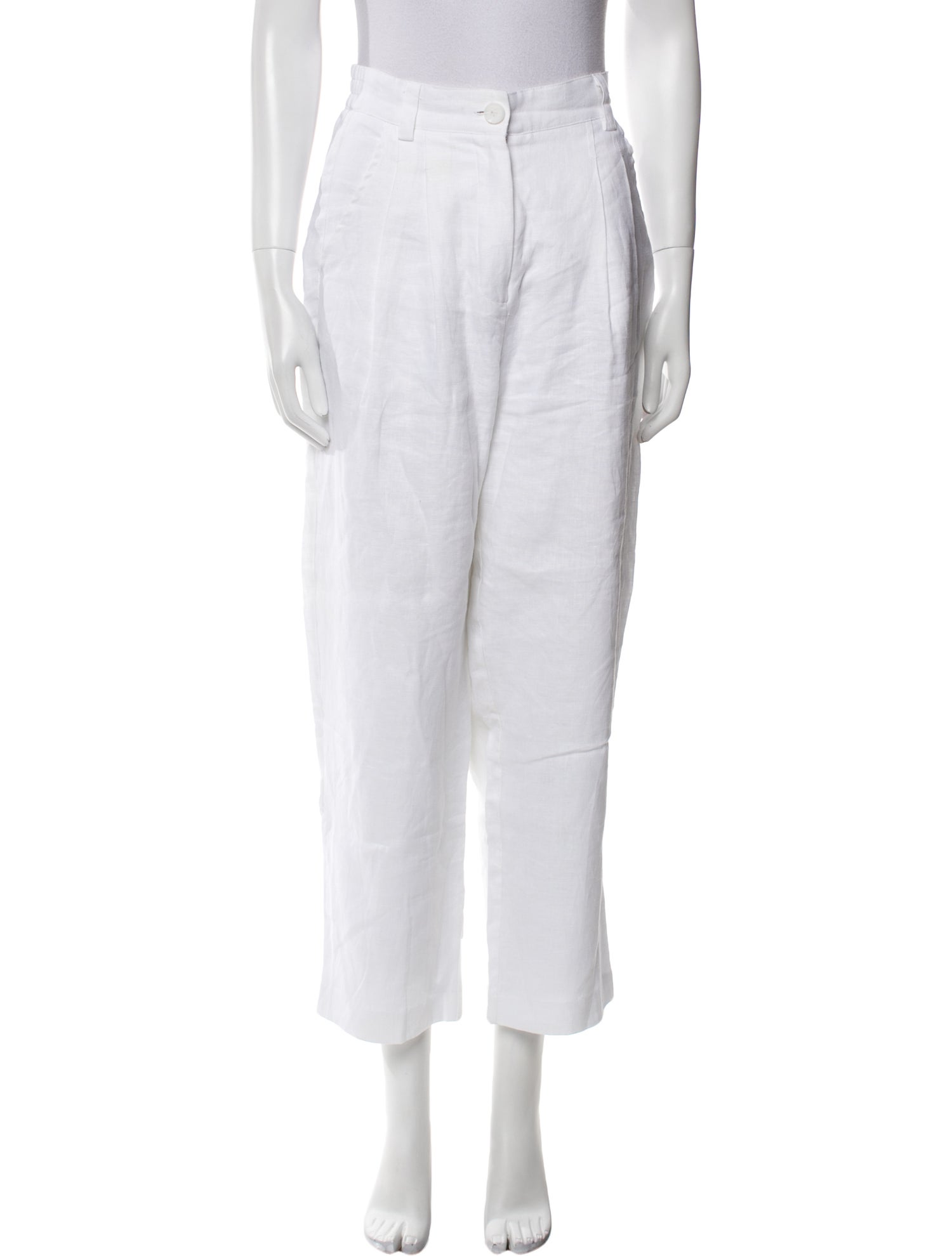 Dissh Linen Straight Leg Pants