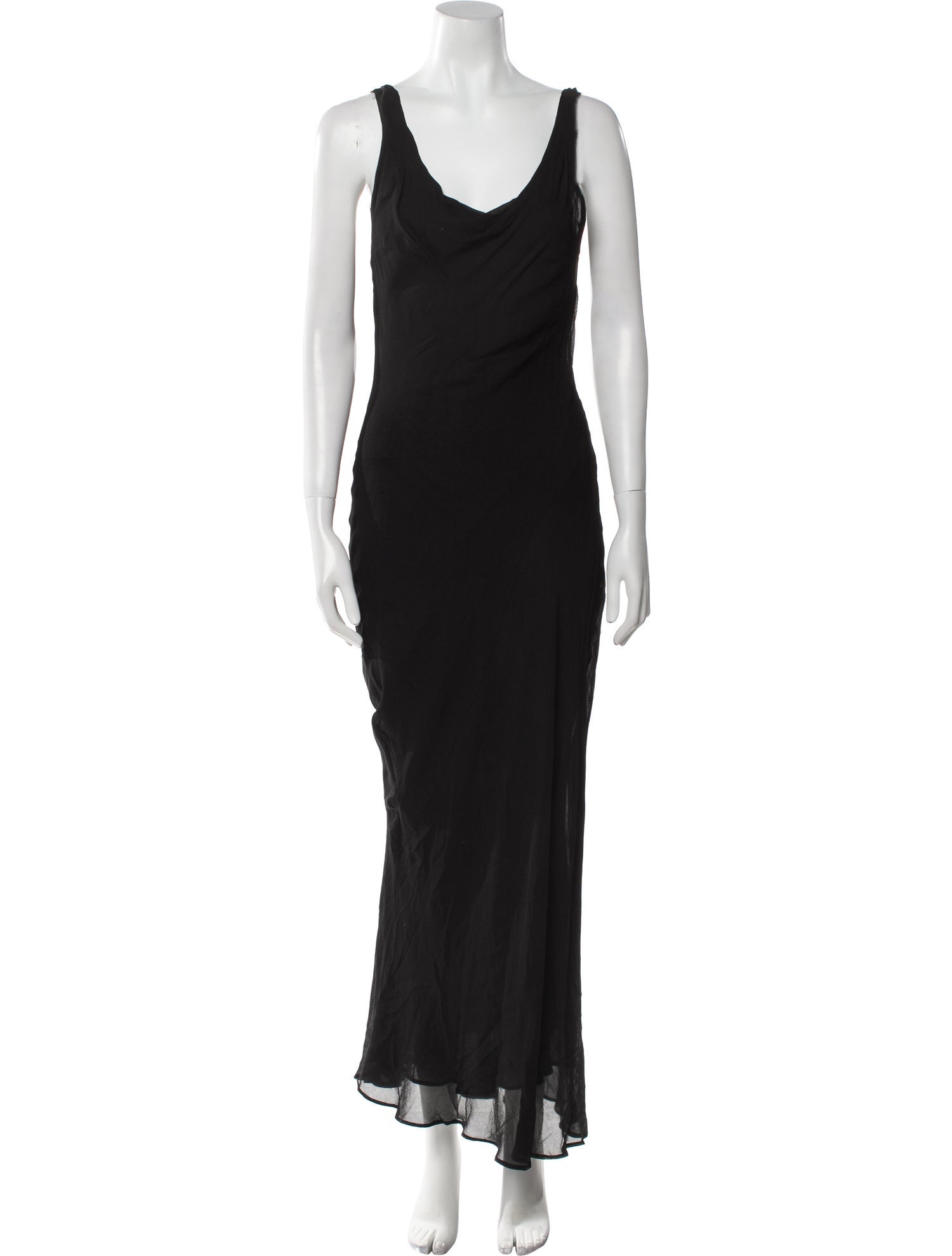 black versace dress DISSH Sue Black Knit Maxi Dress UK XS main image 1