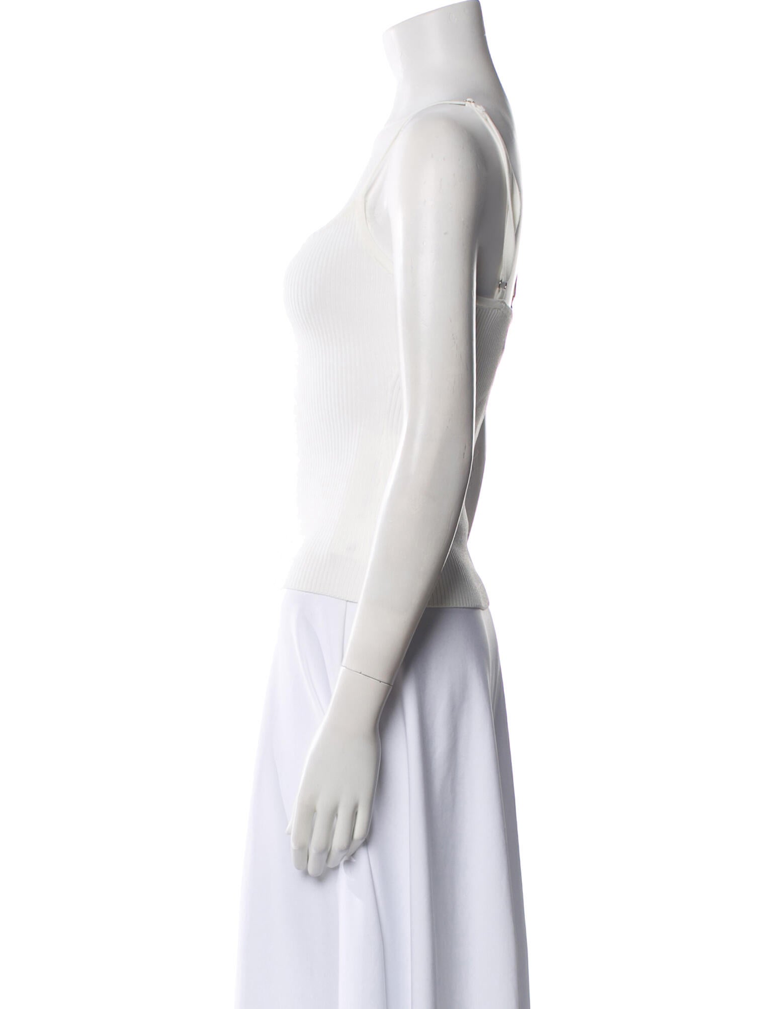 Dissh Square Neckline Sleeveless Crop Top