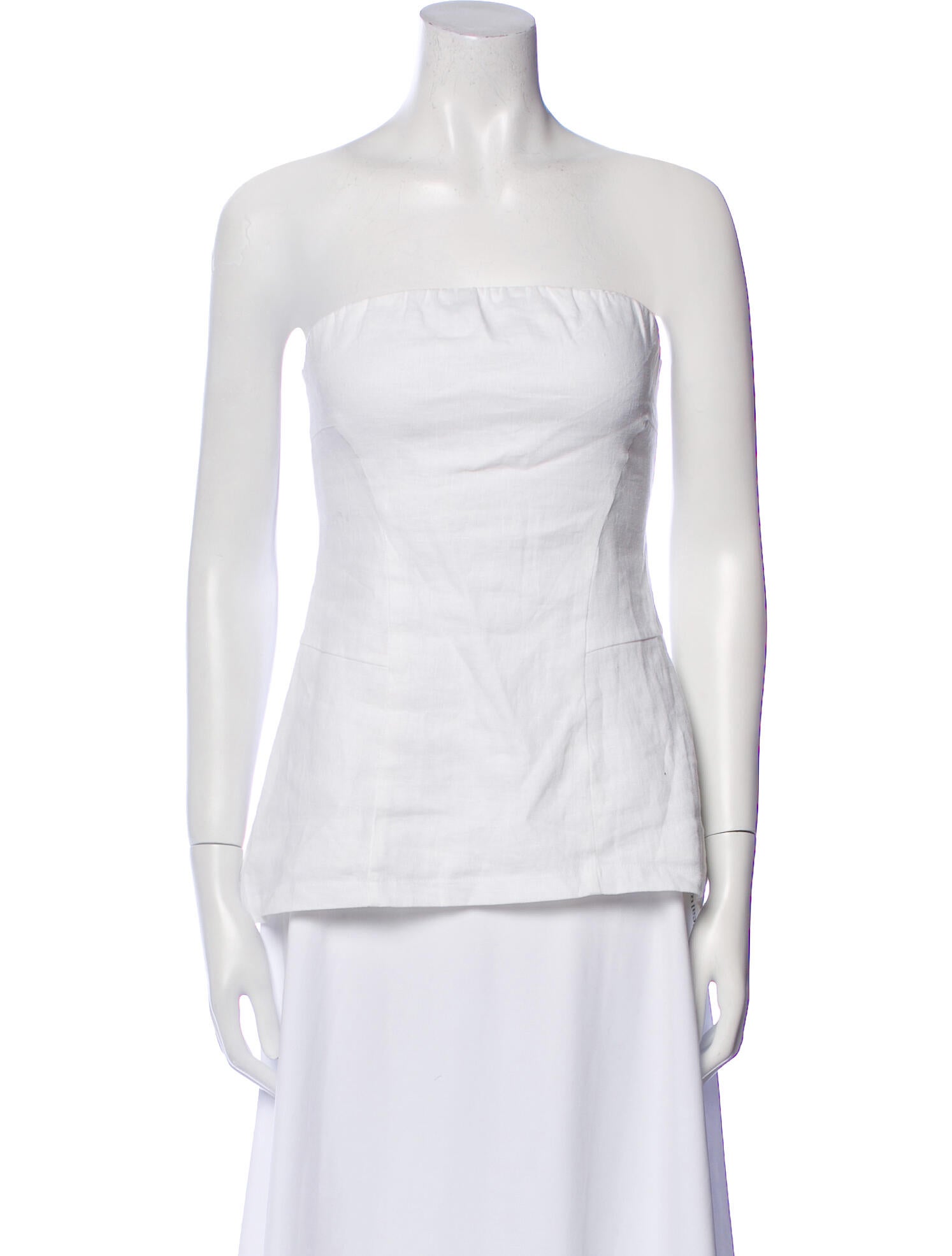Dissh Linen Strapless Top w/ Tags