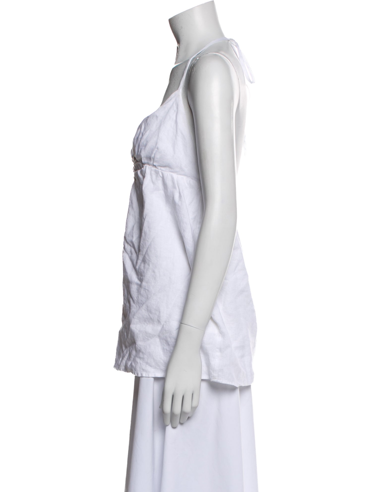 Dissh Linen V-Neck Top