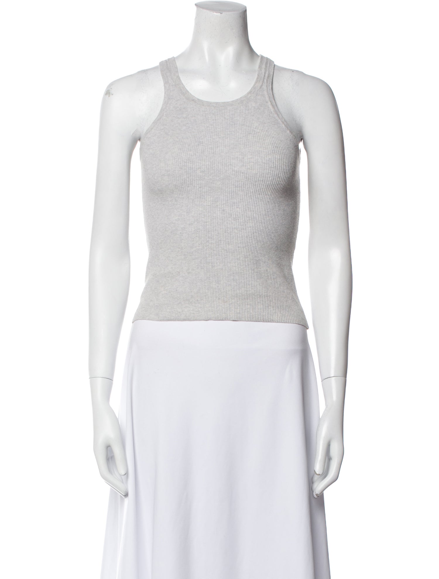 Dissh Scoop Neck Sleeveless Crop Top