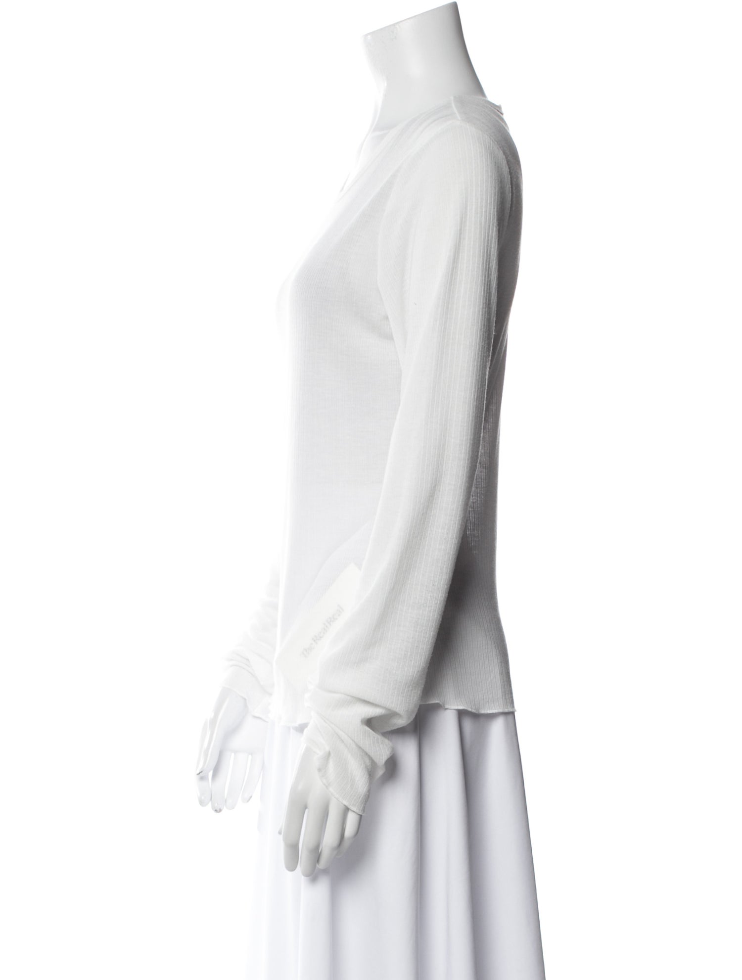 Dissh Scoop Neck Long Sleeve Top