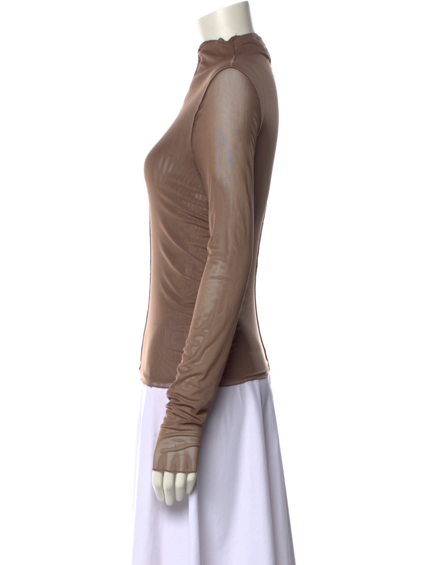 Dissh Mock Neck Long Sleeve Sweatshirt