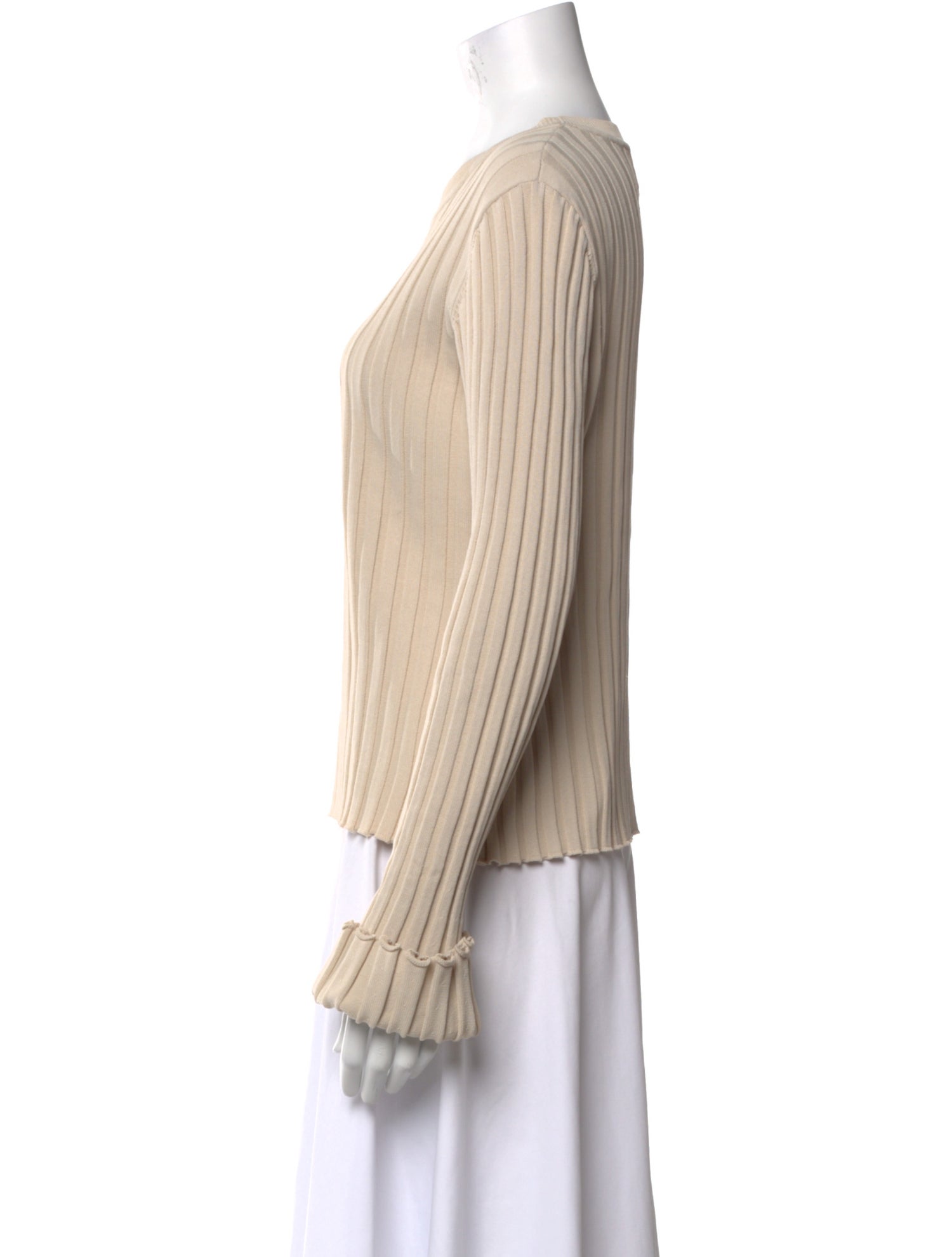 Dissh Bateau Neckline Long Sleeve Top