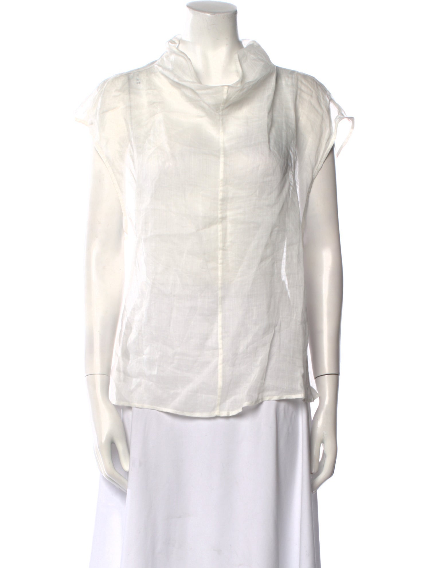 Dissh Cowl Neck Short Sleeve Blouse w/ Tags