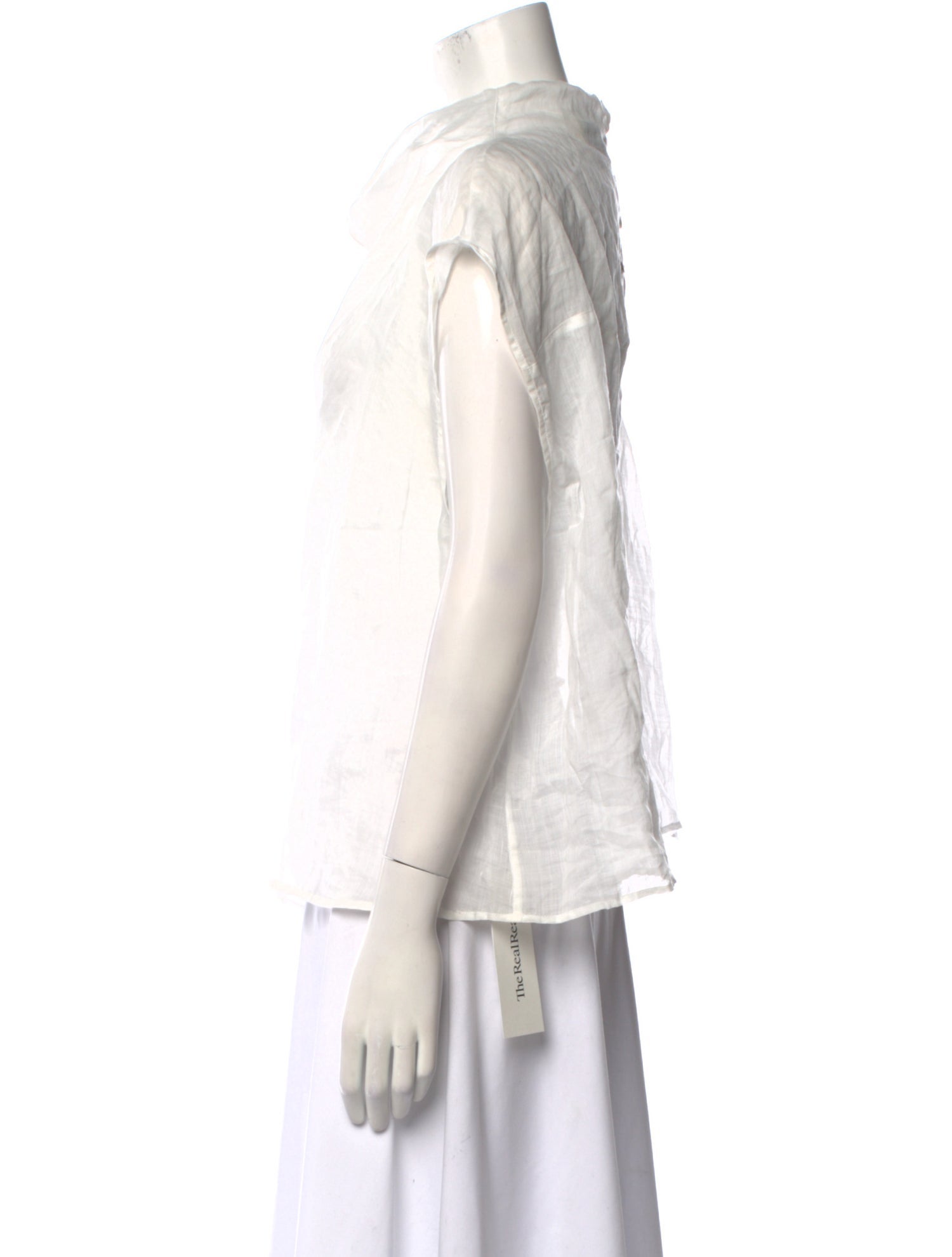 Dissh Cowl Neck Short Sleeve Blouse w/ Tags