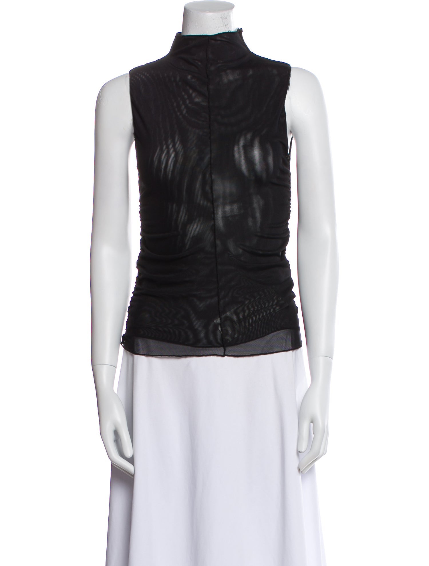 Dissh Mock Neck Sleeveless Top