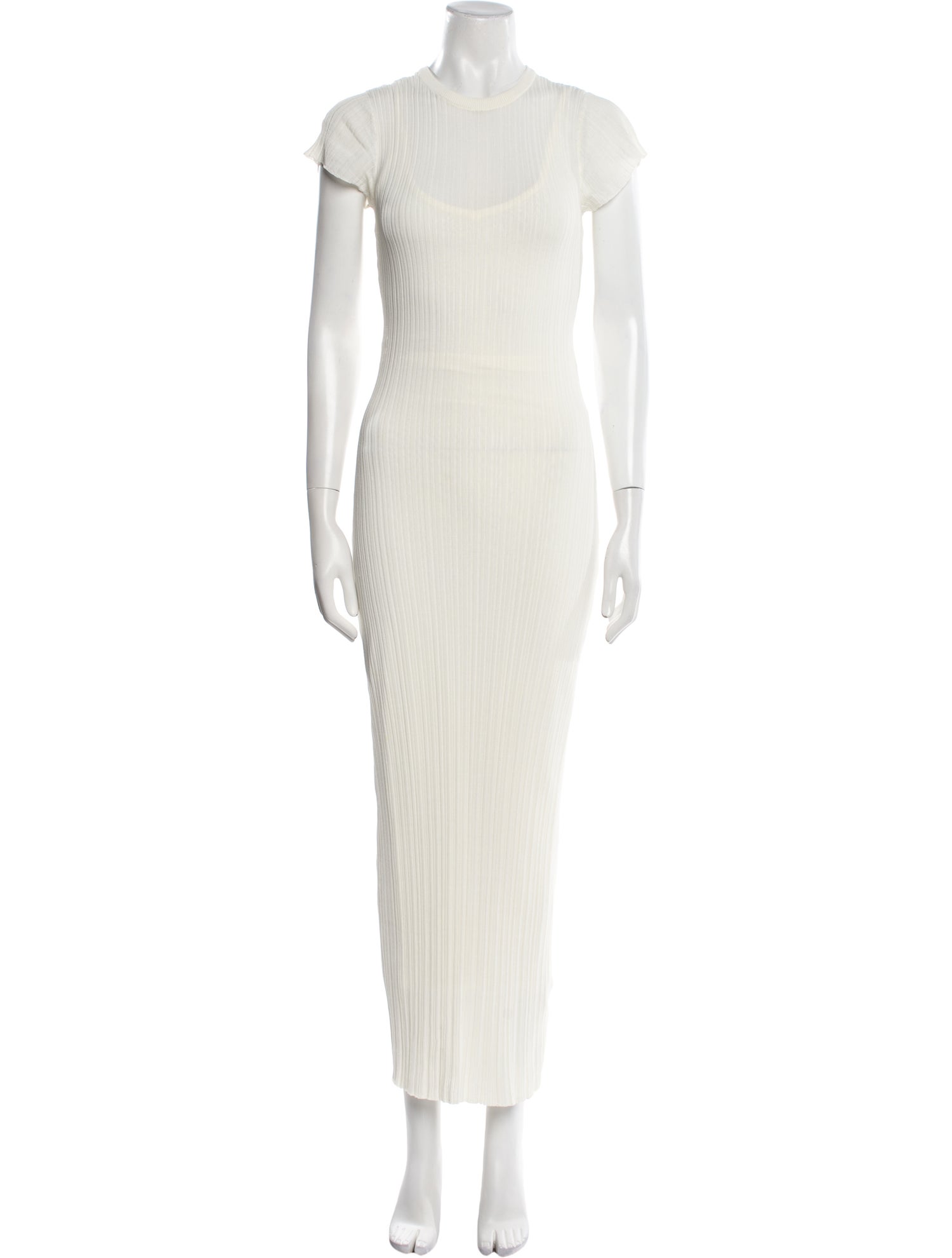 Dissh Crew Neck Long Dress - Neutrals Dresses, Clothing - WDHIS29317 | The  RealReal