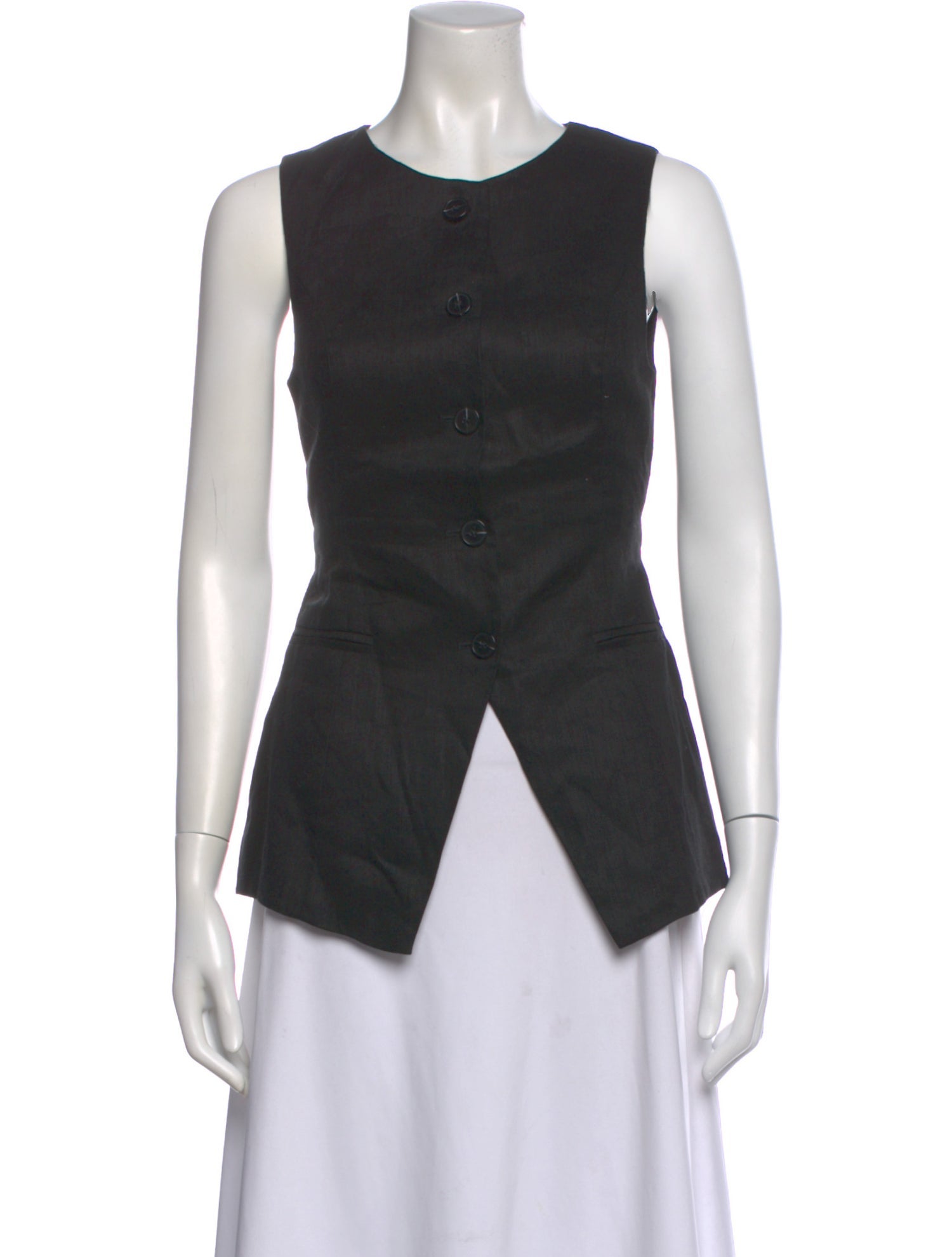 Dissh Linen Crew Neck Top