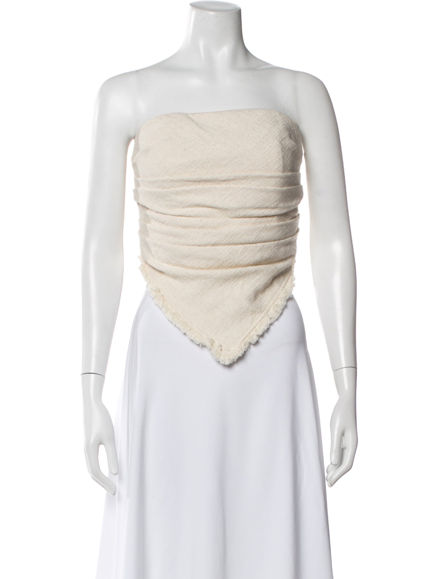 Dissh Strapless Crop Top