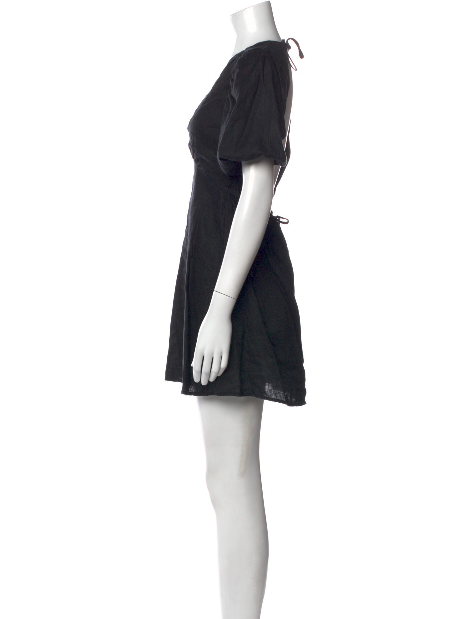 midi tee shirt dress Casual Striped V-Neck Midi T-Shirt Dress Dark Gray / S