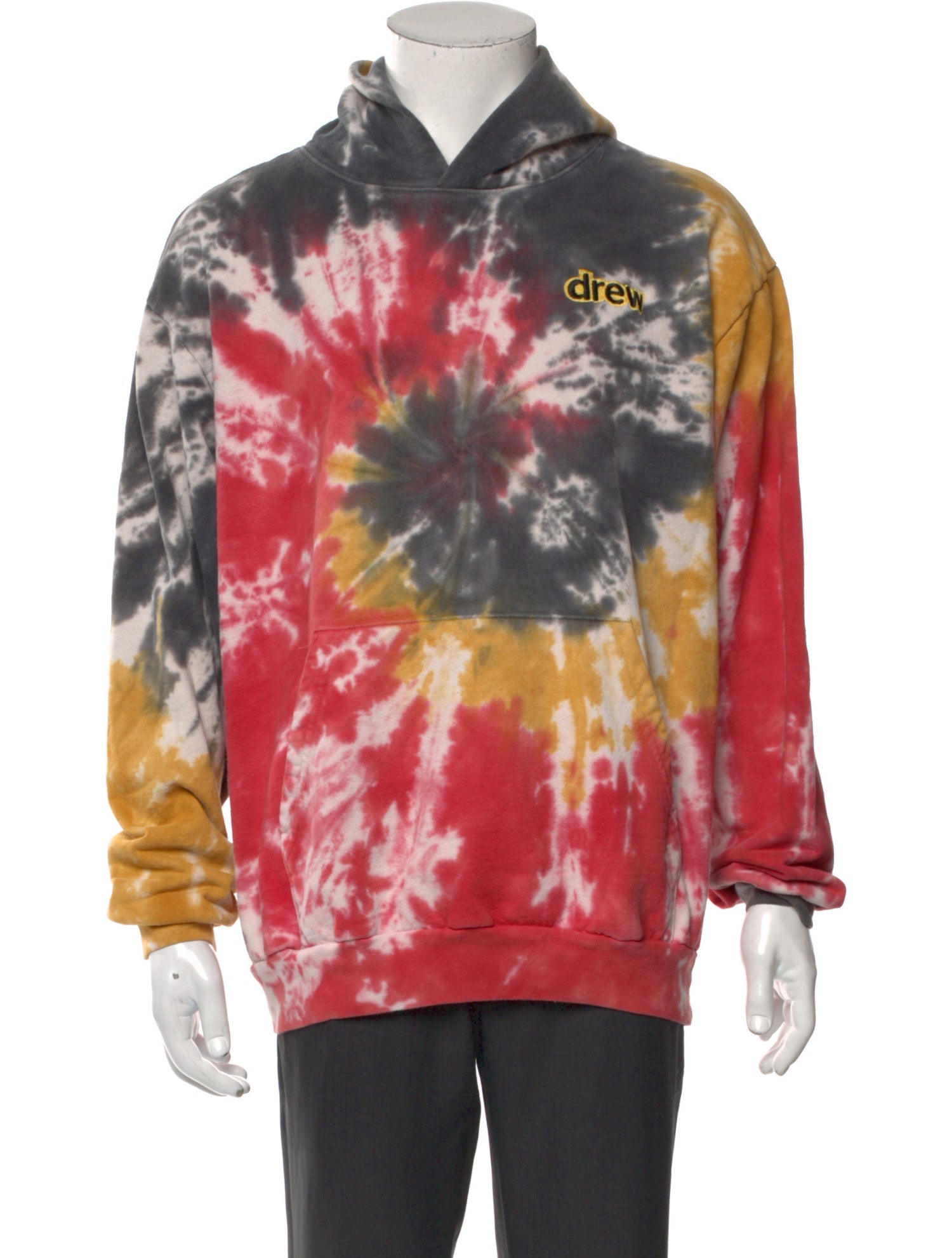 Drew House Tie-Dye Print Crew Neck Hoodie
