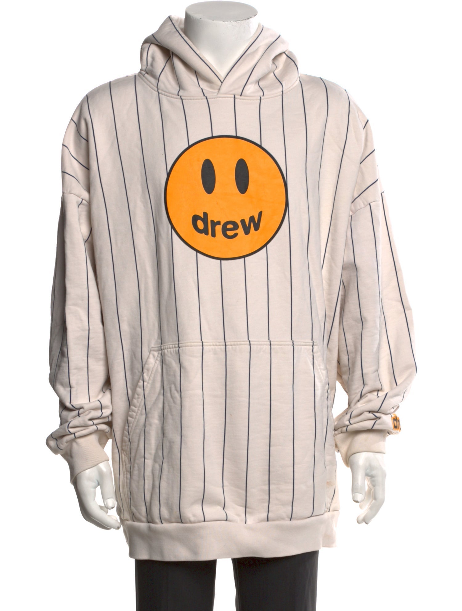 Drew House Striped Crew Neck Hoodie