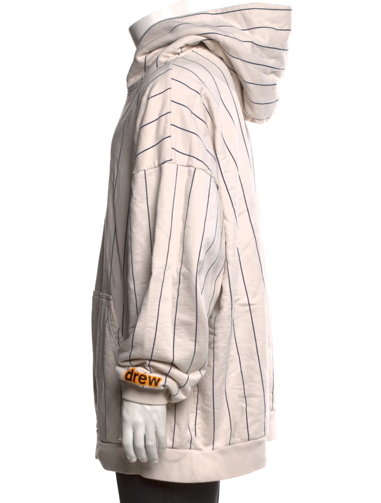 Drew House Striped Crew Neck Hoodie