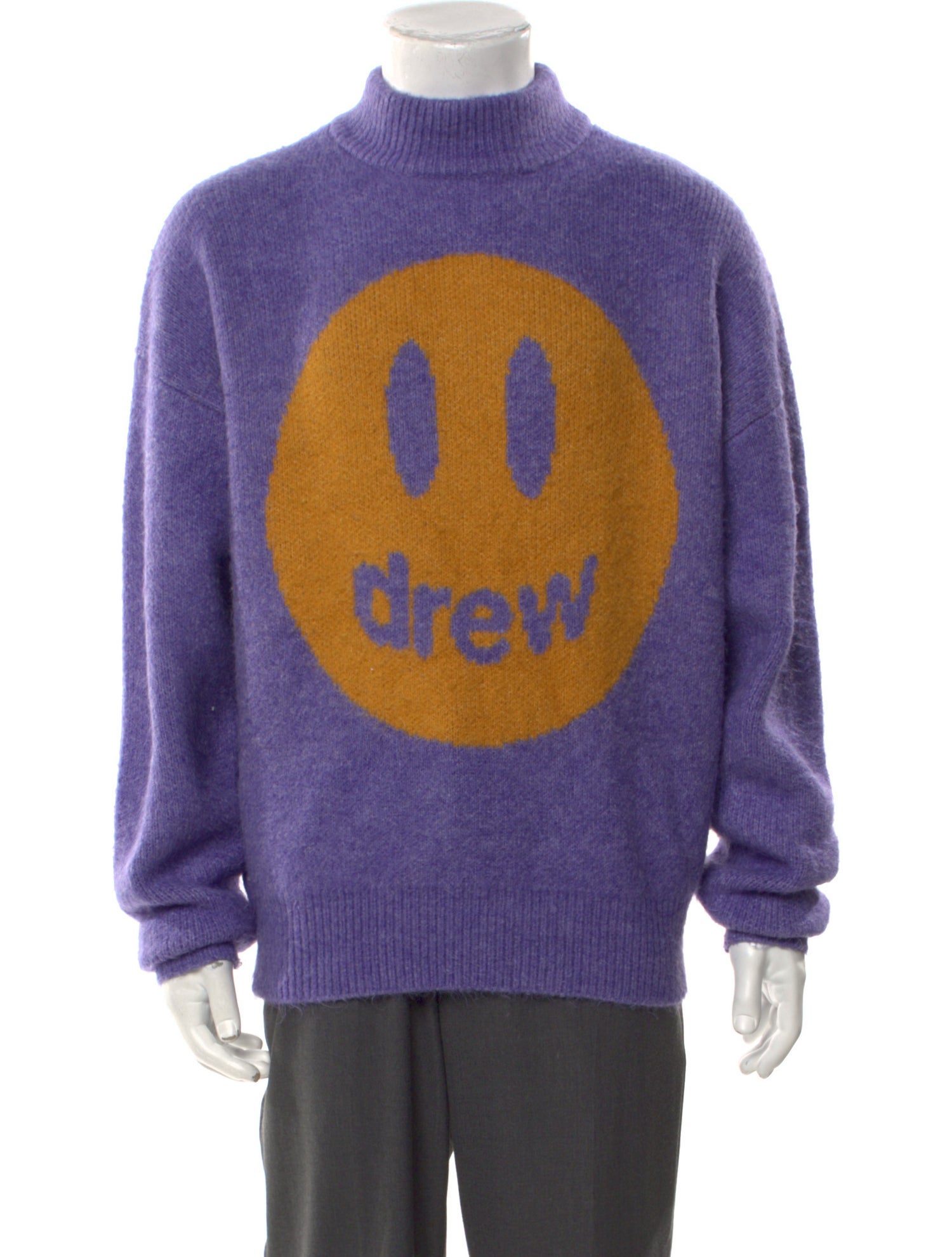 Drew House Graphic Print Turtleneck Pullover