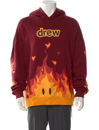 Drew House Graphic Print Crew Neck Hoodie