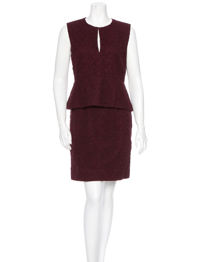 Diane von Furstenberg Peplum Dress with Tags