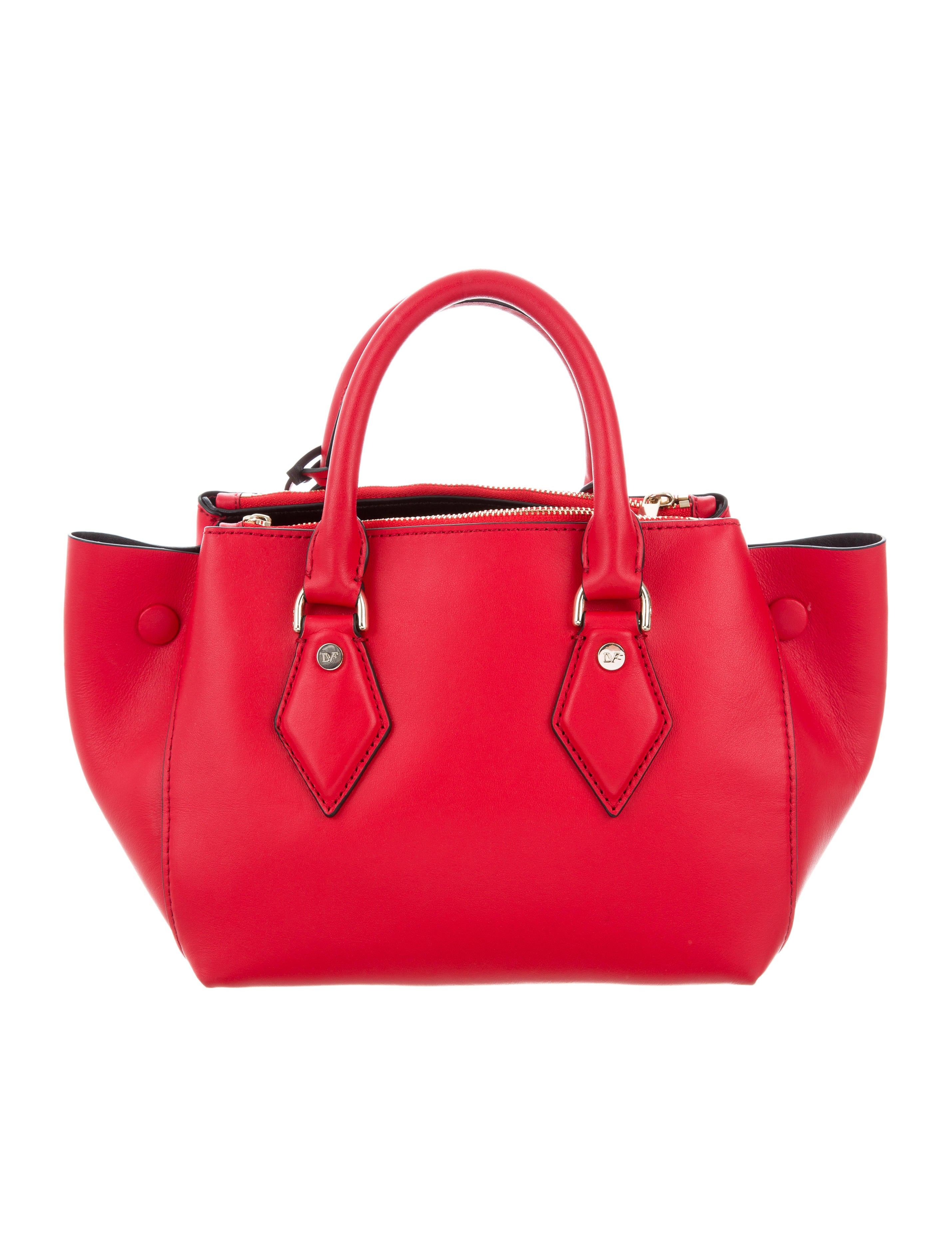 Diane von Furstenberg Voyage Itsy DoubleZip Satchel Handbags