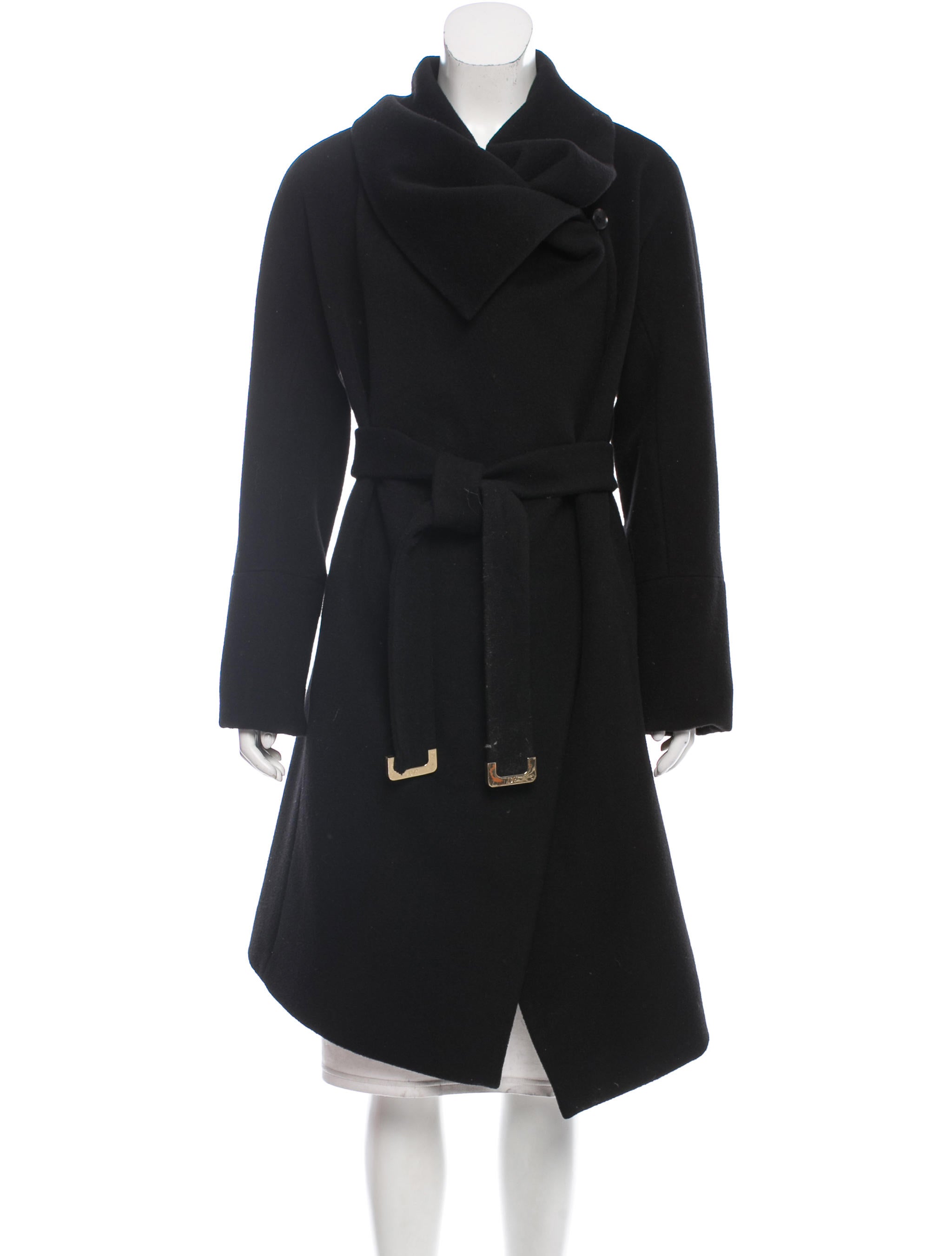 Diane von Furstenberg Belted KneeLength Coat Clothing WDI107853 The RealReal