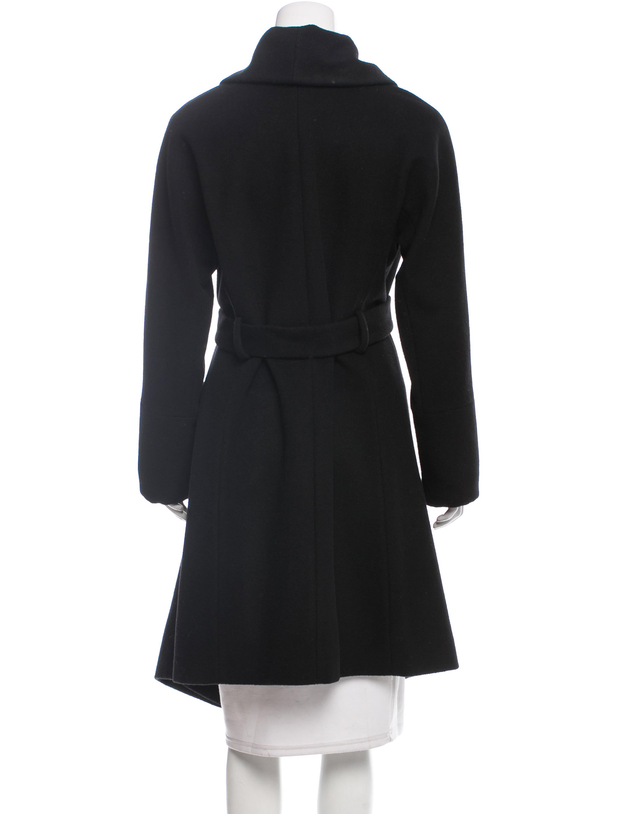 Diane von Furstenberg Belted KneeLength Coat Clothing WDI107853