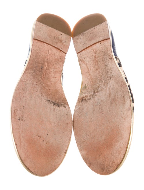 Diane von Furstenberg Round-Toe Leopard Print Flats