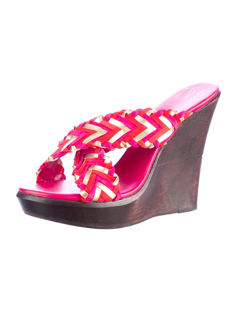 Diane von Furstenberg Wedge Sandals