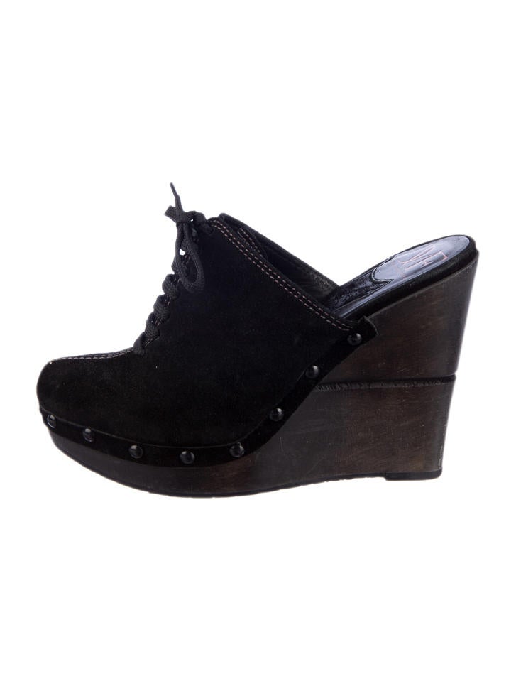 Diane von Furstenberg Wedge Mules