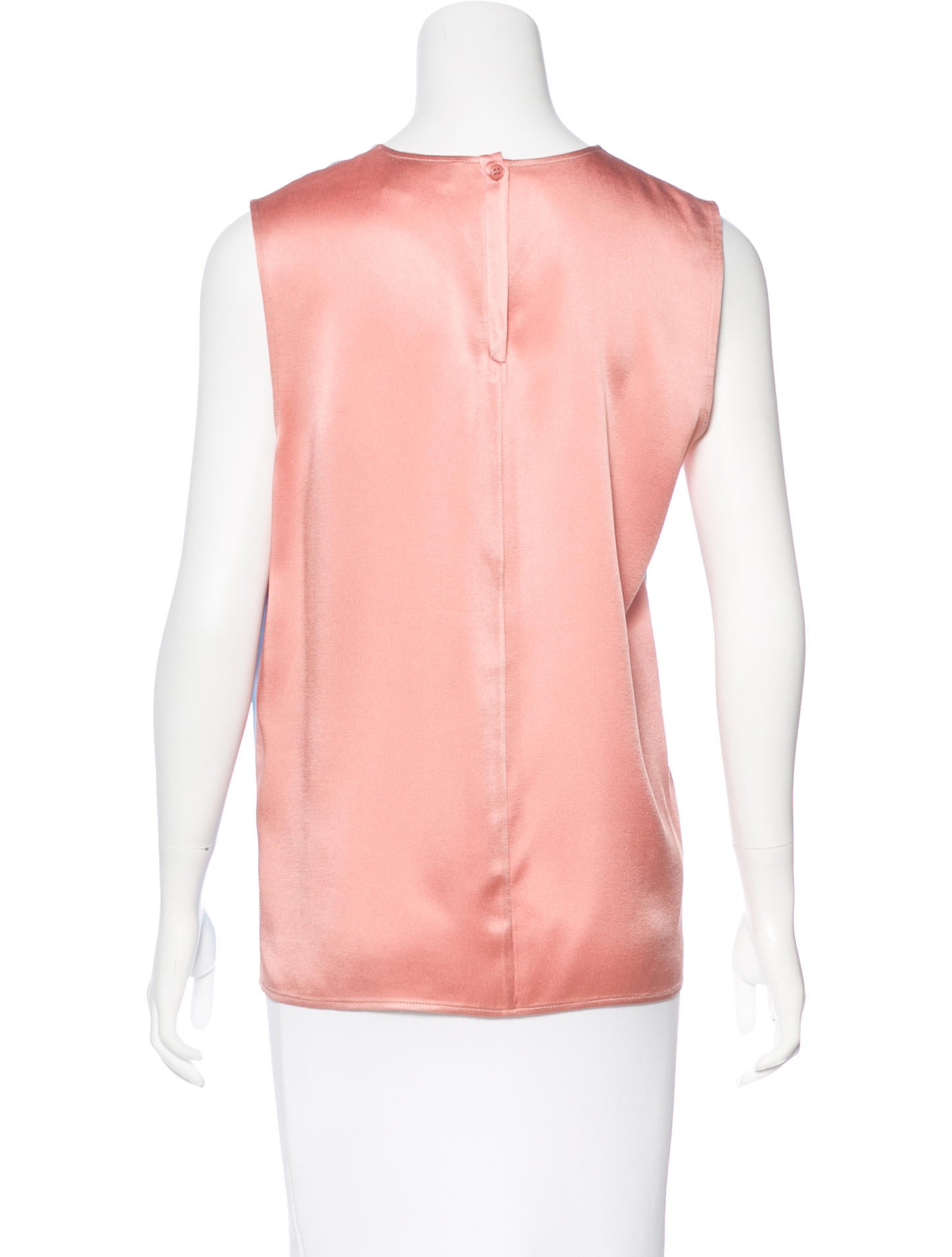 Diane Furstenberg Two Tone Sleeveless Top Clothing diane furstenberg two tone sleeveless top clothing