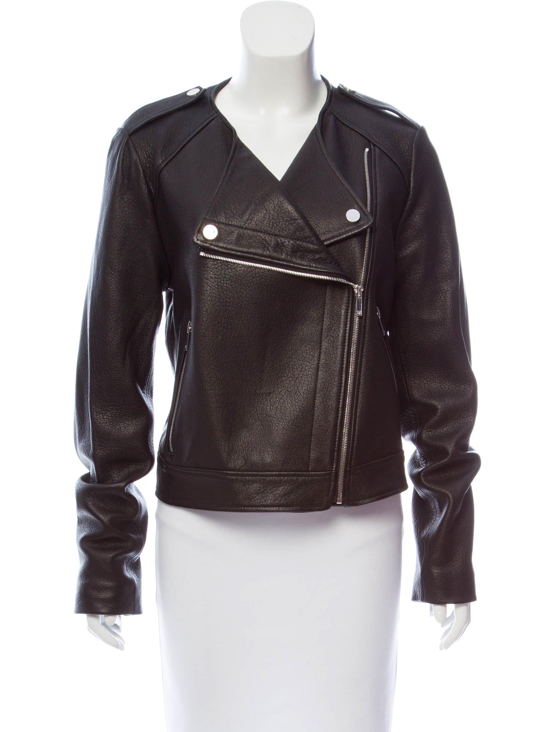 Diane Von Furstenberg Tadessa Leather Jacket Clothing Wdi124360 Tadessa Leather Jacket