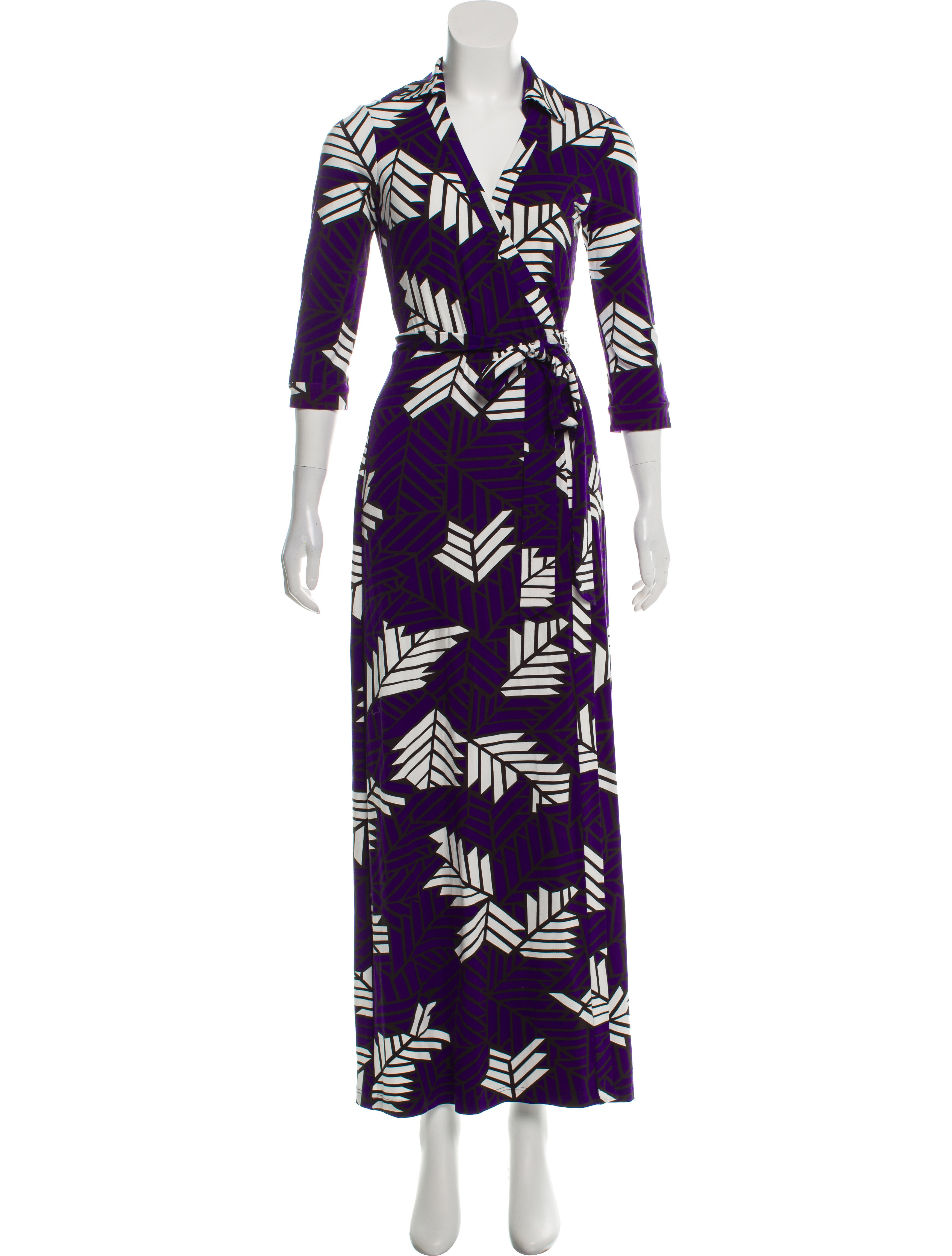 Diane von Furstenberg Abigail Wrap Maxi Dress