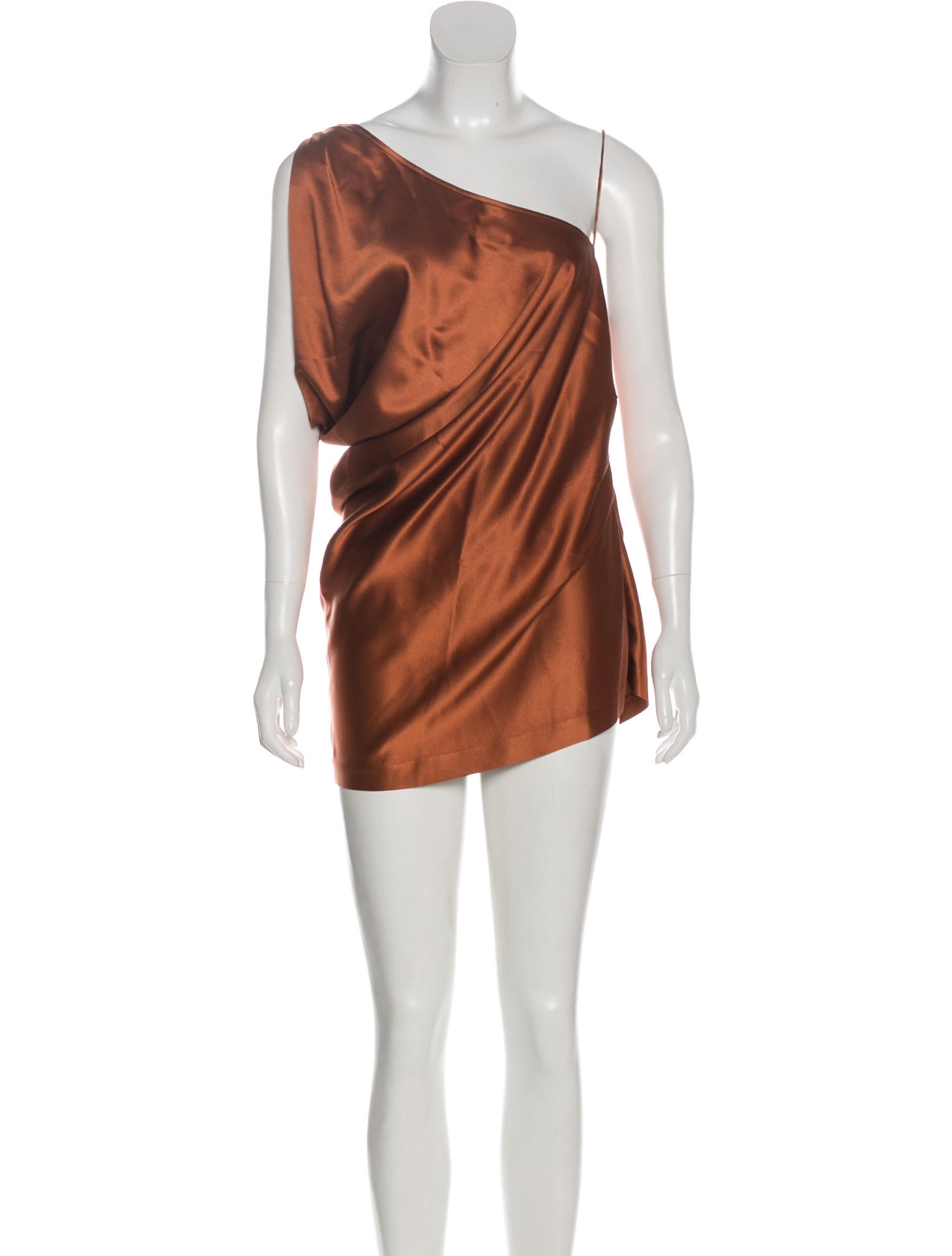 Diane von Furstenberg Silk One-Shoulder Dress