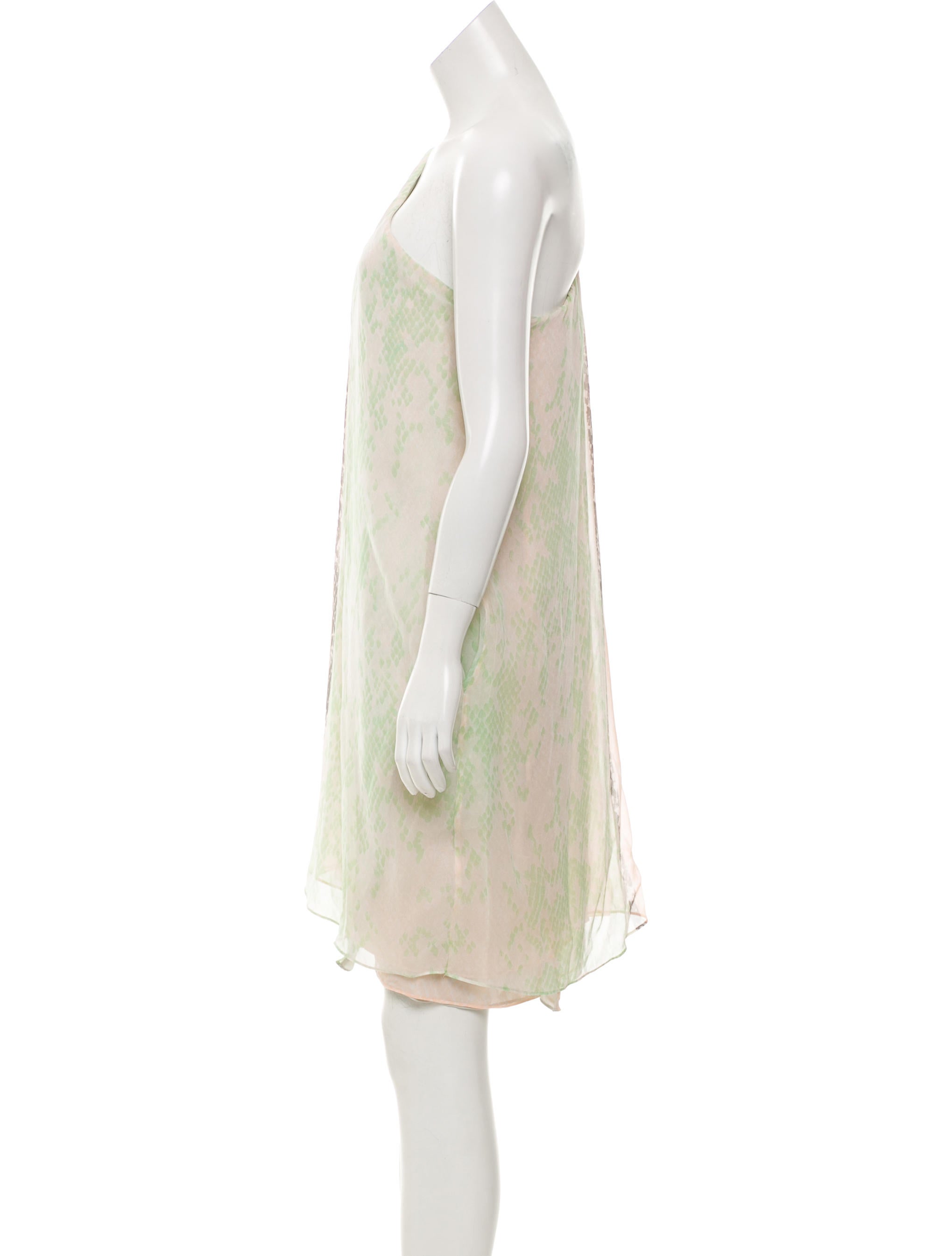 Diane von Furstenberg One Shoulder Silk Dress