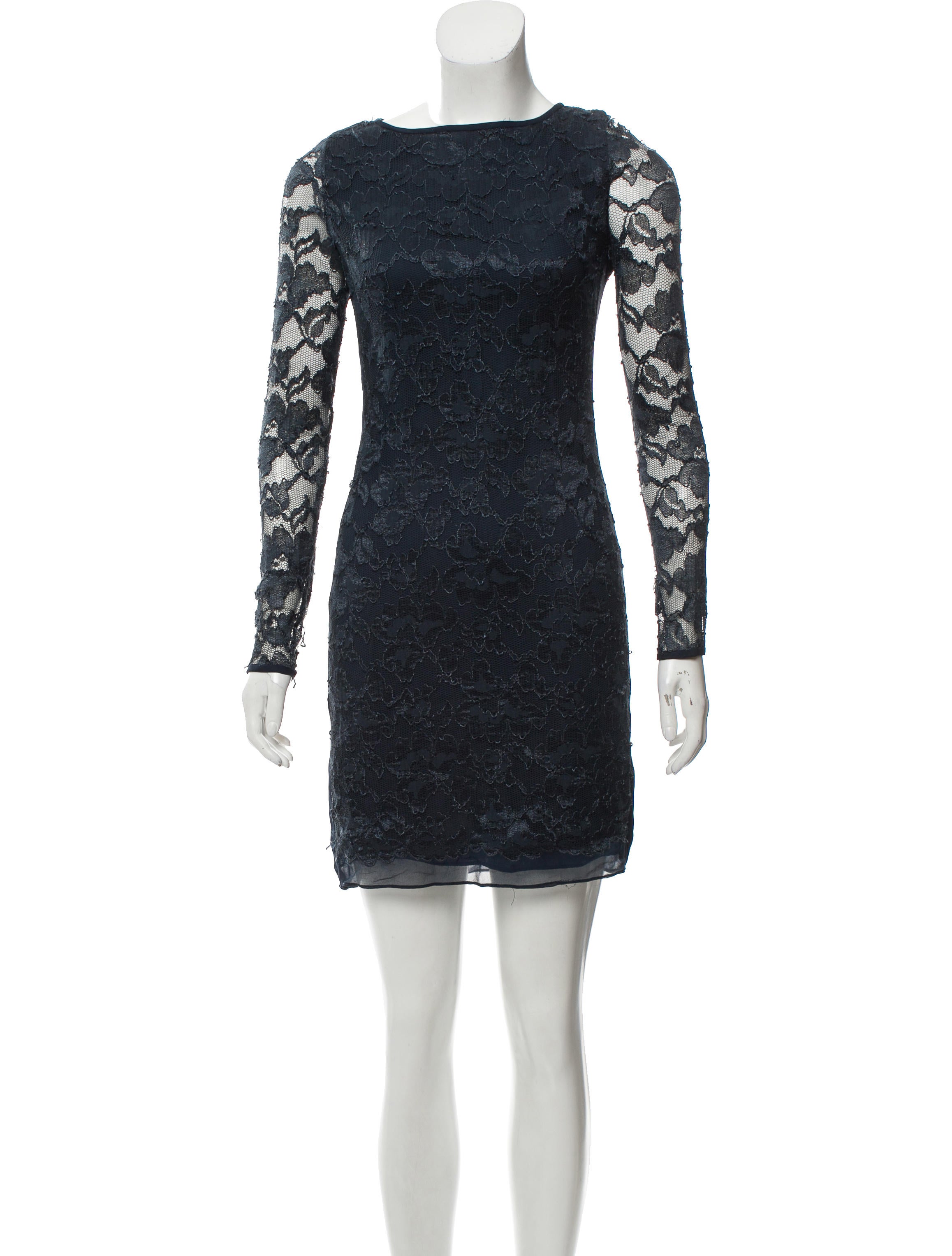 Diane von Furstenberg Lace Pattern Mini Dress - Blue Dresses, Clothing - WDI207322 | The RealReal Diane von Furstenberg Lace Pattern Mini Dress - Blue Dresses, Clothing - WDI207322 | The RealReal